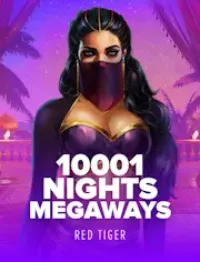10001 nights megaways game logo